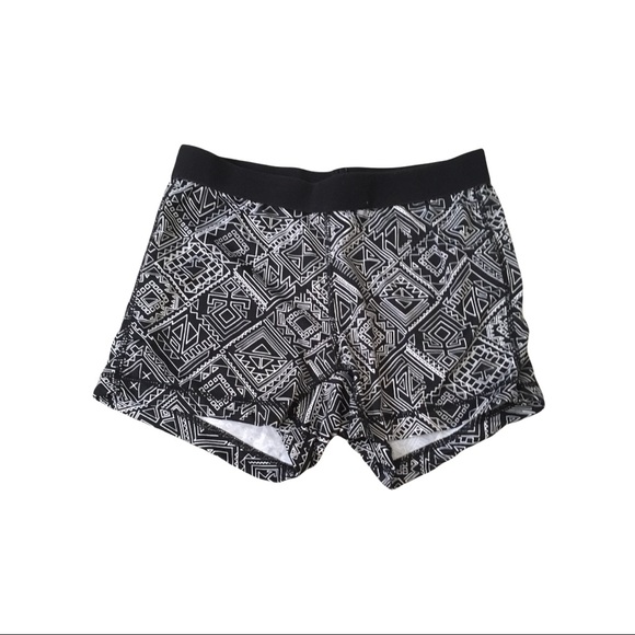 Cotton On Pants - Cotton On Body Black White Tribal Pattern Bike Shorts Size S Athletic NWOT